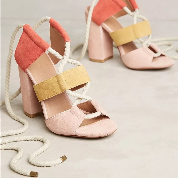 Anthropologie Shoes - Bettye Muller Calypso Lace-Up Heels